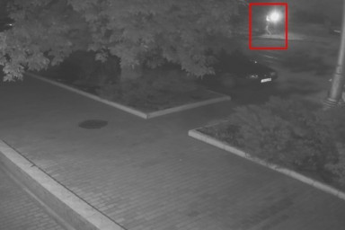 Поджог предвыборного баннера Дениса Паслера попал на видео